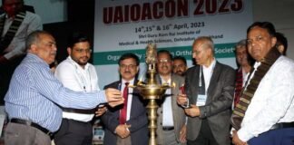 उत्तरांचल ऑर्थोपेडिक एसोसिएशन की स्टेट कॉन्फ्रेंस में देशभर से जुटे हड्डी रोग विशेषज्ञ, स्ट्रांग बोन, स्ट्रांग नेशन थीम पर आधारित कॉन्फ्रेंस में विशेषज्ञों ने की लाइव सर्जरी Orthopedic specialists gathered from across the country in the State Conference