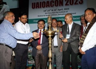 उत्तरांचल ऑर्थोपेडिक एसोसिएशन की स्टेट कॉन्फ्रेंस में देशभर से जुटे हड्डी रोग विशेषज्ञ, स्ट्रांग बोन, स्ट्रांग नेशन थीम पर आधारित कॉन्फ्रेंस में विशेषज्ञों ने की लाइव सर्जरी Orthopedic specialists gathered from across the country in the State Conference