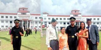 भारतीय सेना में लेफ्टिनेंट बने पौड़ी गढ़वाल के रक्षित रौतेला Rakshit Rautela became lieutenant