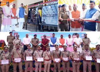 सीएम धामी ने जौलीग्रान्ट में नवनिर्मित SDRF मुख्यालय एवं फायर स्टेशन का किया लोकार्पण