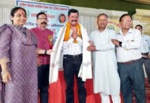 सुधीर सुंद्रियाल को उत्तराखंड जन नायक सम्मान Uttarakhand Jan Nayak Award to Sudhir Sundriyal