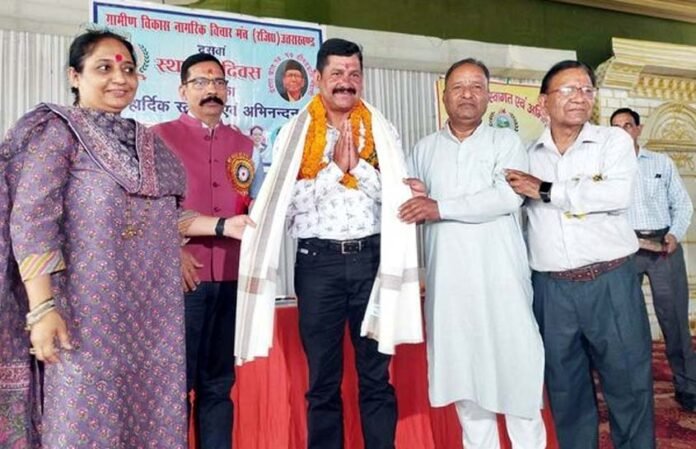 Uttarakhand Jan Nayak Award to Sudhir Sundriyal