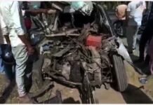 दर्दनाक हादसा: एक नींद की झपकी ने ले ली एक ही परिवार के 6 लोगों की जिंदगी, मुख्यमंत्री ने जताया शोक accident in deoriya UP