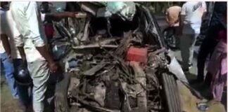 दर्दनाक हादसा: एक नींद की झपकी ने ले ली एक ही परिवार के 6 लोगों की जिंदगी, मुख्यमंत्री ने जताया शोक accident in deoriya UP