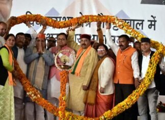 चौबट्टाखाल पहुंचे सीएम धामी ने 129 करोड़ की 22 योजनाओं का किया लोकार्पण एवं शिलान्यास, लैंसडाउन का नाम बदलने पर जताई सहमति CM Dhami inaugurated schemes worth 129 crores in Chaubattakhal