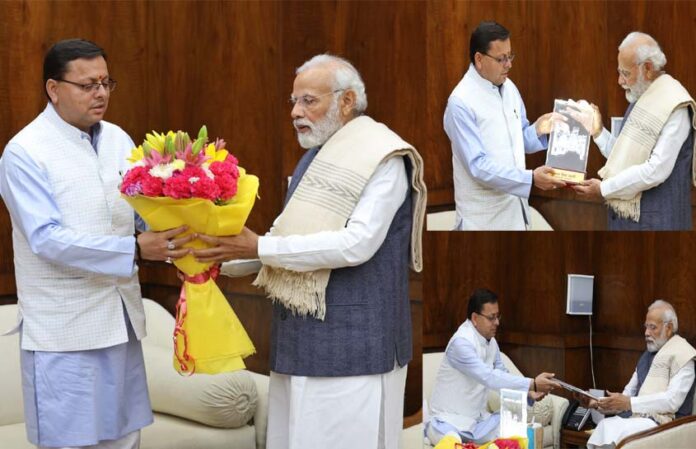 cm-dhami-meets-PM-Modi