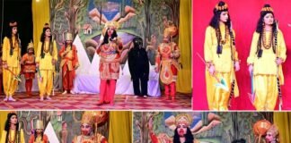 हल्द्वानी की रामलीला सुर्खियों में, हर किरदार को बखूबी निभा रही हैं महिलायें Women are playing every character in Haldwani's Ramlila
