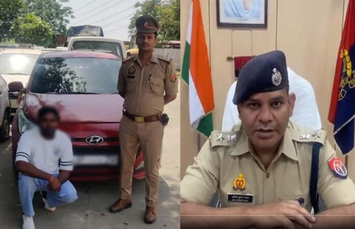 i-20 car stunts on the roads of Noida-Greater Noida