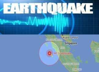 इंडोनेशिया में फिर कांपी धरती, 7.3 की तीव्रता से आया भूकंप, सुनामी की चेतावनी indonesia eathquak