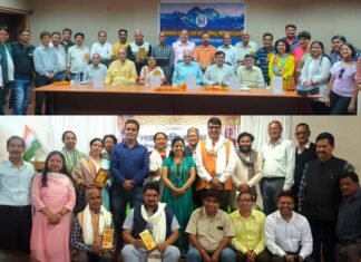 राष्ट्रीय कवि संगम और नव सृजन साहित्यिक संस्था द्वारा आयोजित तीन दिवसीय पर्यटन-साहित्य शिविर का सफल समापन