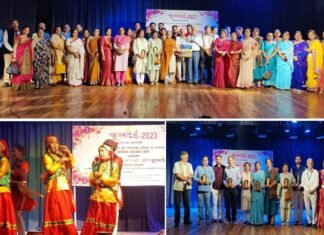 दस हजार बच्चों की सांस्कृतिक प्रस्तुति के साथ फूलदेई पर्व का समापन, कोना कक्षा का कार्यक्रम के सदस्य स्कूलों को किताबे की गयी भेंट phool-deyi-in-garhwal