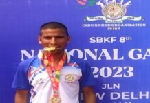 रुद्रप्रयाग के अमरदीप ने नेशनल गेम्स में दो गोल्ड मैडल जीतकर बढ़ाया प्रदेश का मान Amardeep of Rudraprayag won 2 gold medals