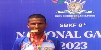 रुद्रप्रयाग के अमरदीप ने नेशनल गेम्स में दो गोल्ड मैडल जीतकर बढ़ाया प्रदेश का मान Amardeep of Rudraprayag won 2 gold medals