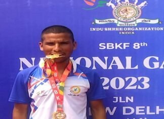 रुद्रप्रयाग के अमरदीप ने नेशनल गेम्स में दो गोल्ड मैडल जीतकर बढ़ाया प्रदेश का मान Amardeep of Rudraprayag won 2 gold medals