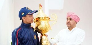 एसजीआरआर पब्लिक स्कूल के छात्र अपूर्व प्रजापति ने नेशनल गेम्स 10 मीटर शूटिंग में जीता स्वर्ण पदक