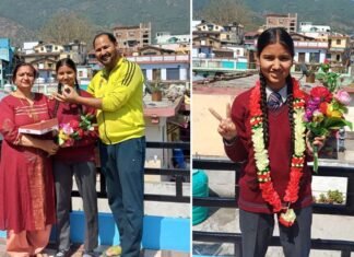 कुमाऊं पब्लिक स्कूल द्वाराहाट की छात्रा शानवी नेगी ने 10वीं बोर्ड परीक्षा में 98 प्रतिशत अंक किये हासिल Shanvi Negi scored 98 percent in CBSE 10th Board