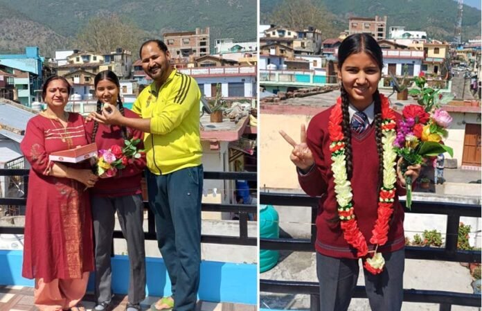 Shanvi Negi scored 98 percent in CBSE 10th Board