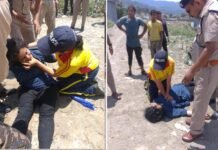 श्रीनगर गढ़वाल: असिस्टेंट प्रोफेसर महिला ने अलकनंदा नदी में लगाई छलांग, युवक ने बचाई जान, बेस अस्पताल में भर्ती asstt professor woman jumped into Alaknanda river