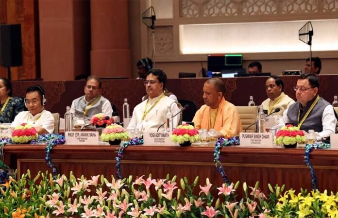 cm-dhami-attended-the-8th-governing-council-meeting-of-niti-aayog