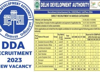 DDA Recruitment 2023: दिल्ली विकास प्राधिकरण मे 687 पदों पर निकली भर्ती, यहाँ देखें डिटेल DDA Recruitment 2023