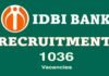 IDBI बैंक में 1036 पदों पर निकली भर्ती, जल्द करें अप्लाई idbi bank job recruitment 2023