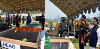 शहीद कमांडो रुचिन रावत का पार्थिव शरीर देहरादून पहुंचा, सीएम धामी ने दी श्रद्धांजलि