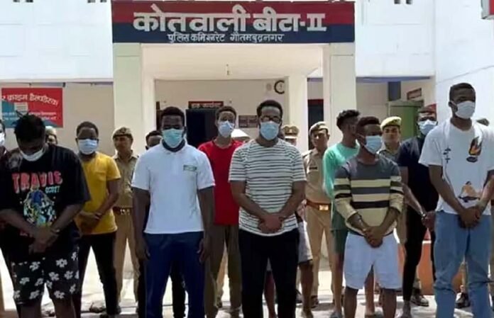 16 citizens of African origin living illegally in Greater Noida arrested