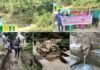 ग्राम पंचायत डांगी में प्लास्टिक मुक्त स्वच्छता अभियान के तहत ग्रामीणों द्वारा चलाया गया सफाई अभियान Cleanliness drive by villagers under plastic free cleanliness drive in Dangi
