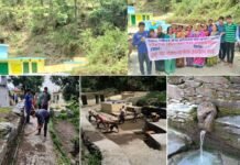 ग्राम पंचायत डांगी में प्लास्टिक मुक्त स्वच्छता अभियान के तहत ग्रामीणों द्वारा चलाया गया सफाई अभियान Cleanliness drive by villagers under plastic free cleanliness drive in Dangi