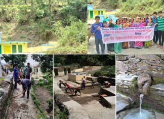 ग्राम पंचायत डांगी में प्लास्टिक मुक्त स्वच्छता अभियान के तहत ग्रामीणों द्वारा चलाया गया सफाई अभियान Cleanliness drive by villagers under plastic free cleanliness drive in Dangi