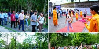 G20 डेलिगेट्स ने लिया योगा और मेडिटेशन का नैसर्गिक अनुभव, चौरासी कुटिया महेश योगी साधना केंद्र में आध्यात्मिकता में लीन हुए विदेशी मेहमान