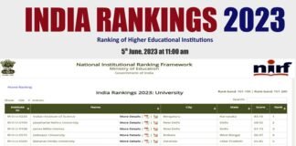 Top 10 Universities in India 2023: IISC बेंगलुरु पहले स्थान पर, दूसरे पर JNU, देखिये देश की टॉप 10 यूनिवर्सिटी, इंजीनियरिंग संस्थान, मेडिकल कॉलेज की लिस्ट Top 10 Universities in India 2023