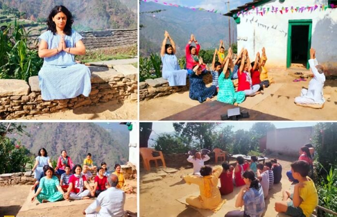 Yoga Day Celebrated in Pabhya village of Bhansiachhana