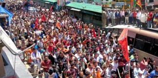 उत्तरकाशी में नाबालिग लड़की को भगाने का मामला, सड़कों पर उतरे स्थानीय व्यापारी एवं संगठन, जनपद के ज्यादातर बाजार रहे बंद abduction of minor girl in Uttarkashi