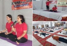 अंतरराष्ट्रीय योग दिवस पर दिया योग का प्रशिक्षण, वसुधैव कुटुंबकम की मूल भावना को किया नमन prana-yoga