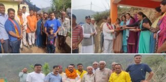 पौड़ी विधायक राजकुमार पोरी ने केंद्र सरकार के 9 साल सफलता की उपल्धियों को लेकर अपनी विधानसभा में एक साथ तीन विकासखंडों में किया महा जनसंपर्क अभियान