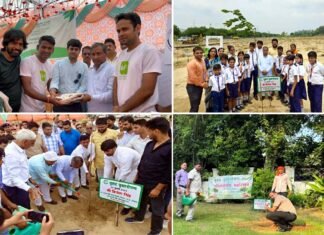 ग्रेटर नोएडा प्राधिकरण ने एक दिन में लगाए 1.18 लाख पौधे Greater Noida Authority planted 1.18 lakh saplings