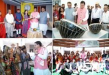 उत्तराखण्ड के प्रथम हिमालयन सांस्कृतिक केन्द्र का मुख्यमंत्री ने किया शुभारंभ, ढ़ोल वादन कर परम्परागत लोकवाद्यो का बढ़ाया सम्मान Himalayan Cultural Center Uttarakhand