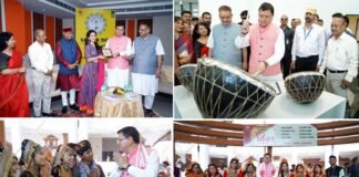उत्तराखण्ड के प्रथम हिमालयन सांस्कृतिक केन्द्र का मुख्यमंत्री ने किया शुभारंभ, ढ़ोल वादन कर परम्परागत लोकवाद्यो का बढ़ाया सम्मान Himalayan Cultural Center Uttarakhand