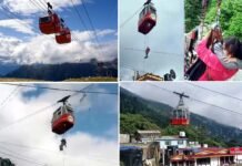 नैनीताल में अचानक खराब हुई रोपवे, 150 फीट की ऊंचाई पर एक घंटे हवा में अटकी रही 13 जिंदगियां #Nainital #NainitalRopeway #Uttarakhand,Nainital-Ropeway-UttarakhanD