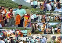 लोकपर्व हरेला पर देवप्रयाग महाविद्यालय में उच्च शिक्षा मंत्री डॉ. धन सिंह रावत ने किया वृक्षारोपण Plantation In Devprayag Degree College