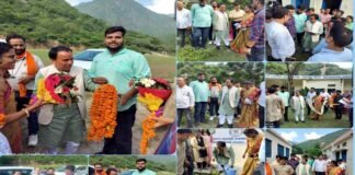 लोकपर्व हरेला पर देवप्रयाग महाविद्यालय में उच्च शिक्षा मंत्री डॉ. धन सिंह रावत ने किया वृक्षारोपण Plantation In Devprayag Degree College