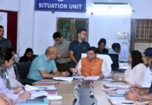 उत्तराखंड में भारी बारिश की चेतावनी के बीच आपदा कंट्रोल रूम पहुंचे सीएम धामी, अधिकारियों को दिए ये निर्देश Uttarakhand heavy rain alert