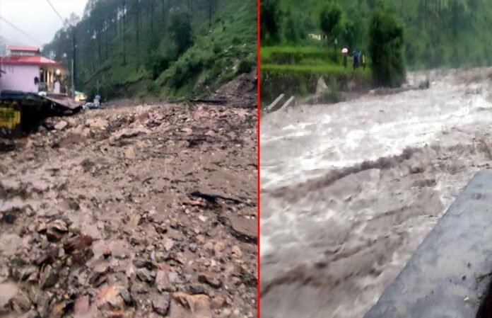 cloudburst in Uttarkashi