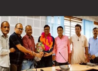 राष्ट्रीय पुरानी पेंशन बहाली संयुक्त मोर्चा के प्रांतीय अध्यक्ष बनने पर जयदीप रावत का नगर पालिका सभागार पौड़ी में स्वागत