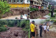 उत्तराखंड में अगले चार दिन भारी बारिश का अलर्ट, अलकनंदा और मंदाकिनी खतरे के निशान के करीब, भूस्खलन से कई जगह बिगड़े हालात