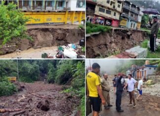 उत्तराखंड में अगले चार दिन भारी बारिश का अलर्ट, अलकनंदा और मंदाकिनी खतरे के निशान के करीब, भूस्खलन से कई जगह बिगड़े हालात