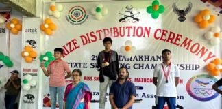 राज्य स्तरीय शूटिंग प्रतियोगिता में पौड़ी के शूटरों का जलवा state level shooting competition