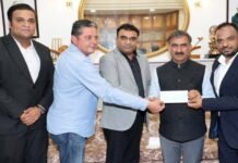 हिमाचल प्रदेश के आपदा पीड़ितों की मदद के लिए द हंस फाउंडेशन ने बढ़ाया हाथ, मुख्यमंत्री राहत कोष में प्रदान की पांच करोड़ रुपये सहायता राशि Hans Foundation extended a helping hand to the disaster victims