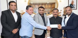 हिमाचल प्रदेश के आपदा पीड़ितों की मदद के लिए द हंस फाउंडेशन ने बढ़ाया हाथ, मुख्यमंत्री राहत कोष में प्रदान की पांच करोड़ रुपये सहायता राशि Hans Foundation extended a helping hand to the disaster victims